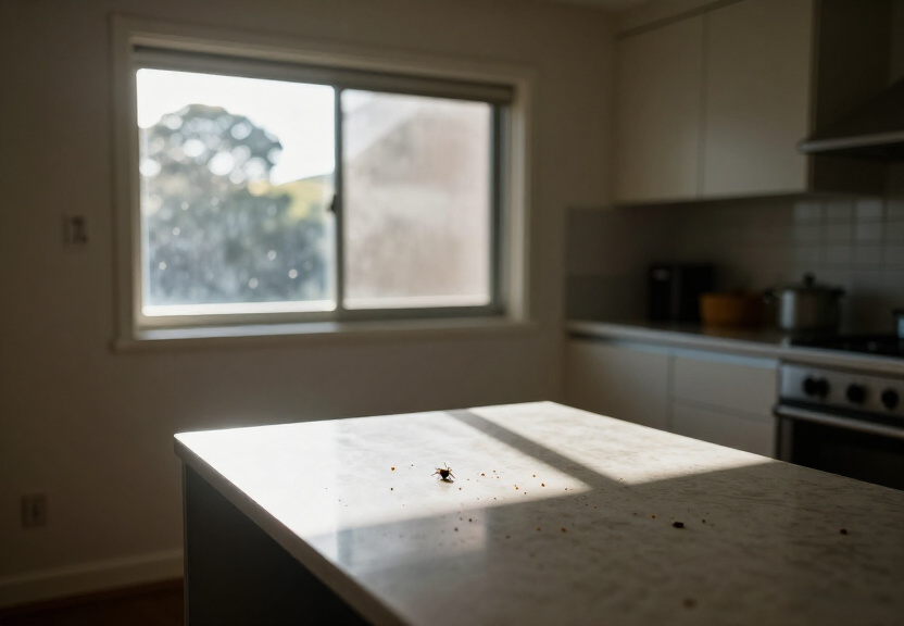 Rodent nest and damage in a Rose Bay restaurant storage area